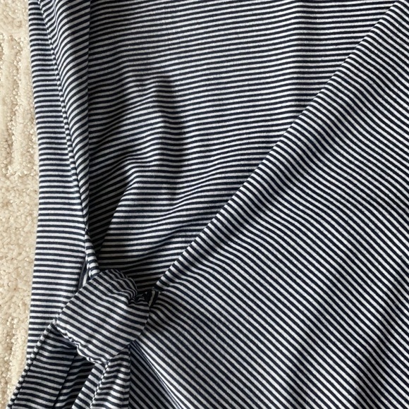 Tee Style Wrap Dress - Picture 4 of 6